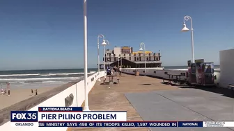 Portion of Daytona Beach Pier closed due to damage