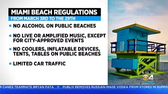 New Rules On South Beach For Spring Breakers