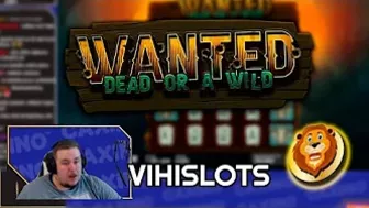 WANTED DEAD OR A WILD ★ NICE BONUS WIN ★ VIHISLOTS TWITCH STREAM