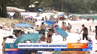 Hawaii is lifting COVID travel quarantine rules