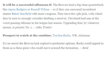 Browns WR Prospect Treylon Burks on Who He Models His Game After - Sports4CLE, 3/2/22