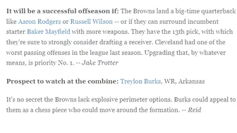 Browns WR Prospect Treylon Burks on Who He Models His Game After - Sports4CLE, 3/2/22