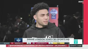 Browns Prospect Drake London on Who He Models His Game After - Sports4CLE, 3/2/22