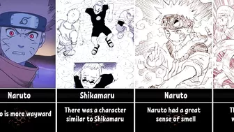 How is Naruto's Pilot Chapter Different from the Naruto Anime and Manga