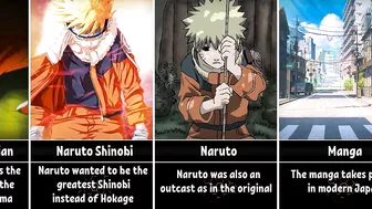 How is Naruto's Pilot Chapter Different from the Naruto Anime and Manga