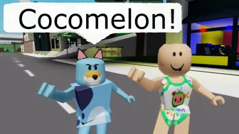 COCOMELON & BLUEY PLAYING ROBLOX GAMES | Funny Roblox Moments