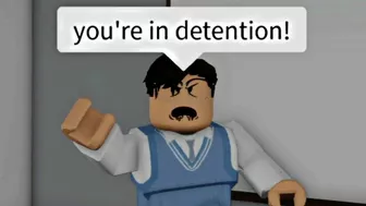 When you're late to school (meme) ROBLOX