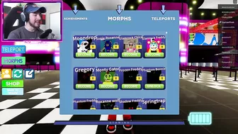 How to become MONTGOMERY GATOR in FNAF SECURITY BREACH MORPHS - Roblox