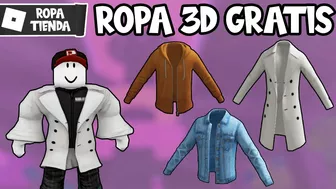 CONSIGUE ROPA 3D GRATIS en ROBLOX