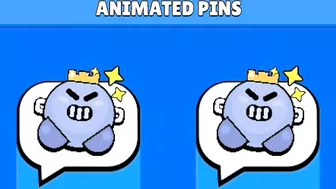 Brawl Stars New Animated Pins | EVE, New Skin Pins & More