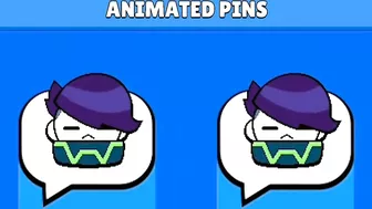 Brawl Stars New Animated Pins | EVE, New Skin Pins & More