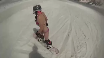 Snowboard Bikini Ride