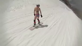 Snowboard Bikini Ride