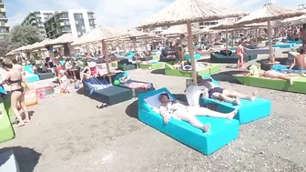 Plaja Opium Beach 4K video  Sun Summer Party Fun Mamaia Beach Bikini Beach.