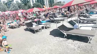 Plaja Opium Beach 4K video  Sun Summer Party Fun Mamaia Beach Bikini Beach.