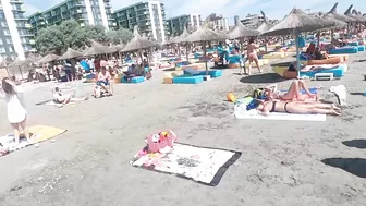 Plaja Opium Beach 4K video  Sun Summer Party Fun Mamaia Beach Bikini Beach.