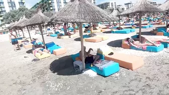 Plaja Opium Beach 4K video  Sun Summer Party Fun Mamaia Beach Bikini Beach.