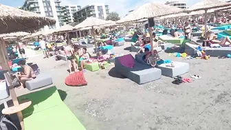 Plaja Opium Beach 4K video  Sun Summer Party Fun Mamaia Beach Bikini Beach.