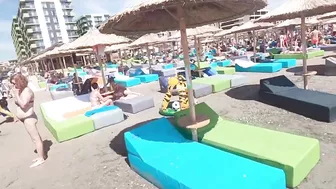 Plaja Opium Beach 4K video  Sun Summer Party Fun Mamaia Beach Bikini Beach.