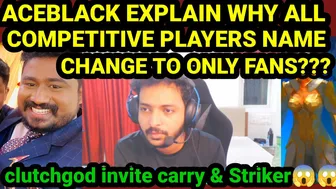 Aceblack Explain About why all competitive players Name change to Only Fans????|#vaadhiyaar#hh#mantyop#