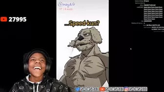 IShowSpeed Reacts To Talking Ben Anime For 3 Minutes ????