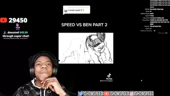 IShowSpeed Reacts To Talking Ben Anime For 3 Minutes ????