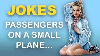 funny jokes : Passengers on a small plane are waiting for the flight to leave...