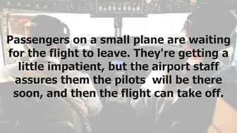 funny jokes : Passengers on a small plane are waiting for the flight to leave...