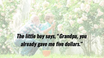 Funny Joke - Boy Gets Money From His Grandpa In The Most Unusual Way