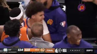 Cam Johnson shocks CP3 with insane buzzer beater game winner vs Knicks ????