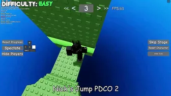 Nick's Jump Per Difficulty Chart Obby 2 [All Stages 1-17] (ROBLOX Obby)