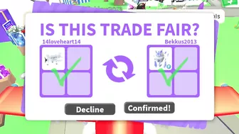 I WAS DANCING AFTER DOING THESE TRADES! ???? In Adopt Me - Roblox