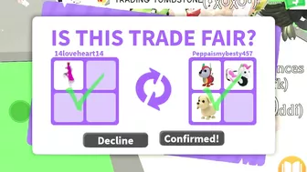 I WAS DANCING AFTER DOING THESE TRADES! ???? In Adopt Me - Roblox