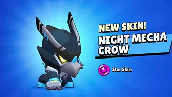 Brawl Stars Night Mecha Crow GamePlay