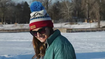 Ice Yoga on Crooked Lake