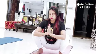 PRENATAL YOGA || @Sanjana Galrani Vlogs