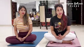 PRENATAL YOGA || @Sanjana Galrani Vlogs