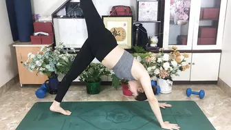 [줌마] 3분 레깅스 와 함께만에 땀나는 스트레칭???? Stretching Yoga, Hot Yoga, Yoga hip up, Yoga Flow, Full Body Strech #23