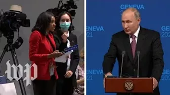 Reporter asks Putin why his political opponents are ‘dead, in prison, or poisoned’