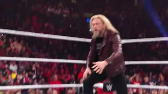 Edge snaps after AJ Styles accepts his WrestleMania challenge on Raw