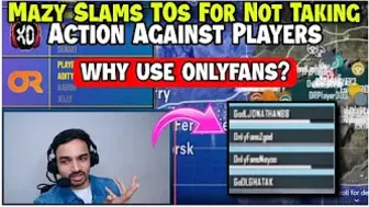 Mazy on why players rename ONLYFANS | Players promoting 18+ platform??