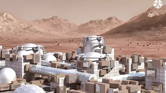 Mars perseverance rover capture Models for the homes that will be built in the future on Mars