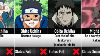 Naruto Characters Goals and whether they achieved them I Anime Senpai Comparisons