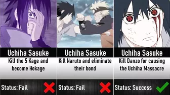 Naruto Characters Goals and whether they achieved them I Anime Senpai Comparisons