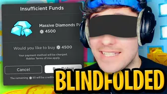 Calixo Plays Roblox While Blindfolded... ???????? #shorts