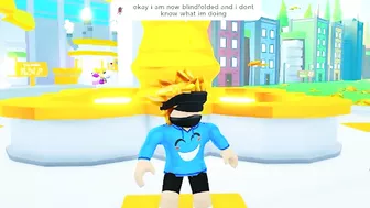 Calixo Plays Roblox While Blindfolded... ???????? #shorts