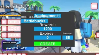 How codes are created in Arsenal (roblox)