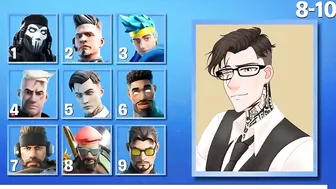 Guess The Skin By The Anime - Fortnite Challenge By Moxy