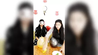 Two Balloons Challenge ????????watch till end???? #shorts #sharmilageorge