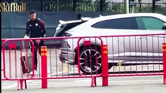 Cristiano Ronaldo in Lamborghini on streets of Manchester COMPILATION